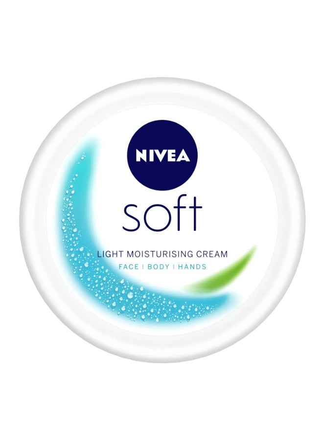 Nivea Body lotion, Nourishing Body Milk with 2x Almond Oil, 400 ml and Nivea Soft Light Moisturizer, Non Sticky Cream, 100 ml - Image 3